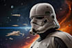 create cool artwork on the universe star wars