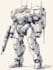 draw high quality robot, mecha concepts