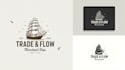 create beautiful viking ship logo with unlimited revision