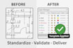 standardize cad layers and convert PDF to intelligent dwg