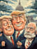make  a political cartoon art
