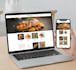 create a responsive HTML and CSS website