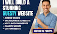 create a professional guesty property and airbnb rental website