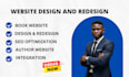 design author website, book website, author, business website