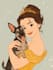 create disney pet portrait illustration