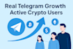 promote your telegram channel or crypto project to real active users