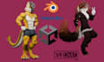 create a custom vrchat avatar with full body tracking and facial expressions