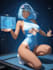design vtuber and live2d model rigging in anime style