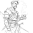 draw character design in sketch