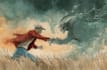 draw watercolor animals or fantasy creatures