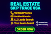 generate off market real estate leads and skip trace property owners