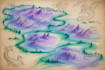 draw a fantasy map with digital watercolours