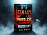 do fantasy book cover, thriller book cover design