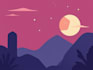 create stylish flat vector illustrations