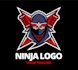 creative unique ninja mascot logo with unlimited revision