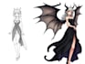 illustrate fantasy art creatures and fantasy art creatures