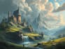 digitally paint fantasy landscape