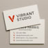 create a luxury double sided business card design