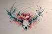 custom a watercolor tattoo design