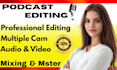 edit your multicam podcast video and audio