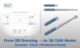 convert your 2d mechanical drawings into production ready 3d cad