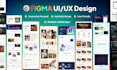 do figma design, figma website, figma mockup, website ui ux, figma wireframe