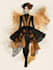 draw a digital fashion illustration
