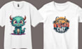 make trendy graphic t shirt design with ai