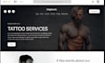do squarespace tattoo studio website piercing salon website artist portfolio web