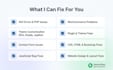 fix wordpress issues, update plugins and themes, and customize your website