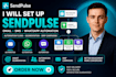 set up sendpulse email sms whatsapp automation flows segmentation drip campaign
