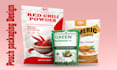 do chips for pouch, food items packaging design