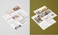 design modern and clean canva flyers for brands