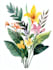 draw botanical and animal tattoo design