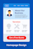 design a clean static business website layout