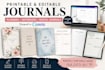 design printable and editable journals and planners in canva