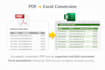 convert PDF to excel manually and accurately