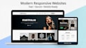 develop responsive and modern website using HTML, CSS and js
