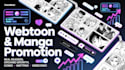 do organic webtoon, manga, comic and wattpad promotion