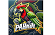 do modern parrotic logo design