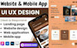 be your figma UI UX designer for website and mobile app design