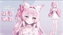 design vtuber model and live2d model rigging professionally