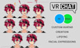 create custom vrchat avatar vrchat clothing furry avatar lip sync vr character