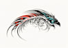 do a circular tribal tattoo mandala design