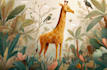 illustrate animals in a cute cartoon style