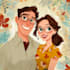 do an portrait into cartoon disney