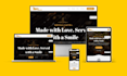 design a wordpress restaurant website or plumbing website