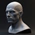 sculpt  3d head burst and full body model for 3d printing