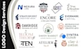 design a professional business logo with multiple variations