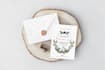 design an elegant custom wedding invitation